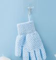 Improved quality 01 Pcs Bath Gloves Soft Shower Peeling Exfoliating Scrub Gloves Bathroom Tool. 