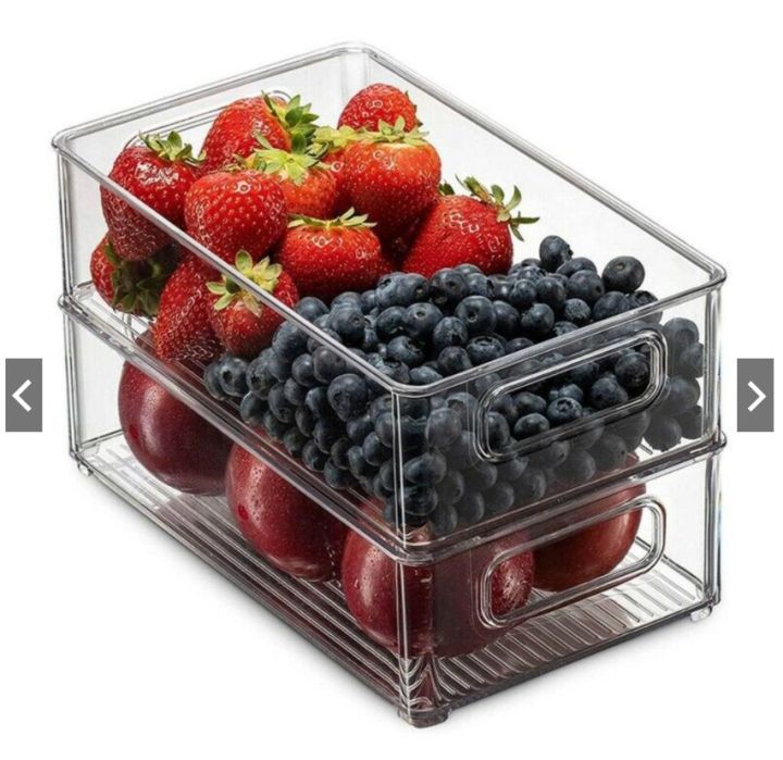 Kitchen%20Transparent%20Crisper%20Stackable%20Drawer%20Type%20Refrigerator%20Storage%20Box%20Food%20Sorting%20Draining%20Crisper%20For%20Vegetable%201Pcs%20-%20Image%208
