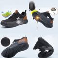 Safety Work Shoes For Men Women Steel Toe Cap Anti-smashing Working Boots Breathable Outdoor Construction Shoes Work Big Size 48.