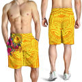 Hawaii Kanaka Maoli Men Shorts Hibiscus Flowers & Polynesian Beach Shorts Swim Short Trunks Gym Ice Shorts Boy Board Short Pants. 