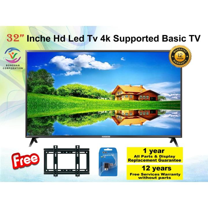 HAMIM 40 Inche Hd Led Tv 4k Supported Basic TV