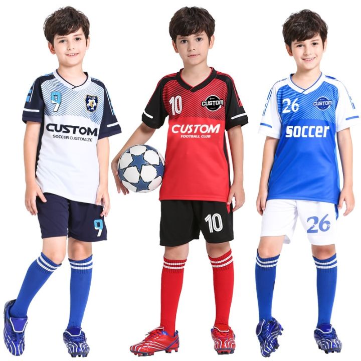 Football%20Jersey%20Kids%20Personalized%20Soccer%20Jersey%20Set%20Custom%20Polyester%20Soccer%20Uniform%20Breathable%20Training%20Football%20Uniform%20For%20Boy%20-%20Image%203