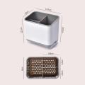 Kitchen Spoon Chopstick Storage Dish Drying Drain Basket Rack Box Drainer Cutlery Holder Shelf Organizer Home Accessories.