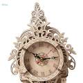 Wall Clock 3D Wooden Puzzle DIY Wall Clock for Adults and Kids Unique Gifts.