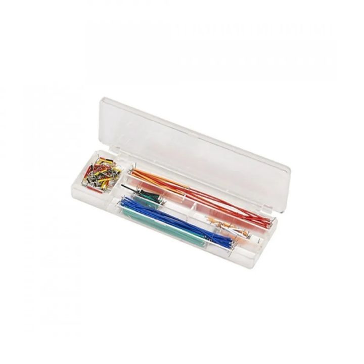 140pcs Jumper Wire Kit, 3.8-124.5mm Assorted Breadboard Jumper Wire Cable U Shape Solderless Breadboard Jumper Cable Wire Kit Box
