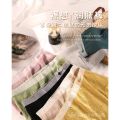 Hip-lift and belly shaping MM Full Antibacterial Pure Cotton plus Size High Waist Girl Student Short Crotch Women's Nanjiren Seamless Underwear Fat.