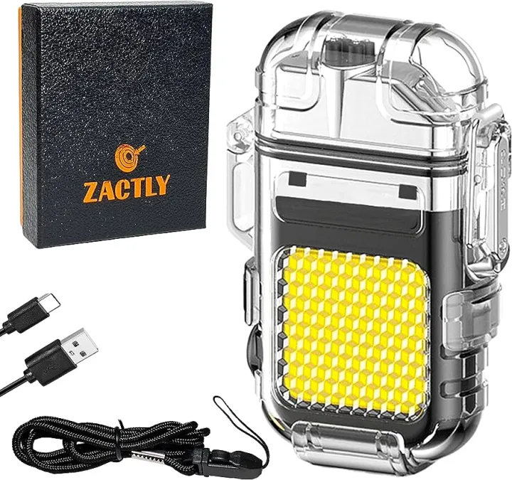 Electric%20Torch%20Transparent%20Waterproof%20USB%20Rechargeable%20Plasma%20Dual%20ARC%20Windproof%20Lighter%20-%20Image%204