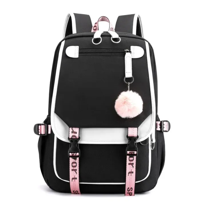 large%20school%20bags%20for%20teenage%20girls%20USB%20port%20canvas%20schoolbag%20student%20book%20bag%20fashion%20black%20pink%20teen%20school%20backpack%20-%20Image%206