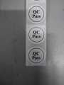 QC pass round sticker 1 inch size 1000 pcs / 1roll.