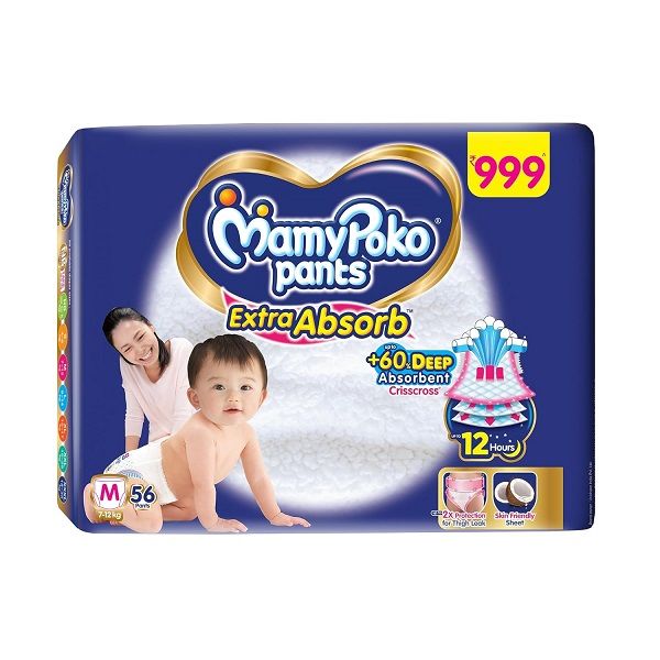 Mamypoko%20Medium%20Pants%207-12kg%20Baby%20Diaper%2056%20Pcs%20Pack%20-%20Image%202
