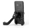 Aluminum alloy motorcycle bike Phone Holder 360° adjustable Moto bicycle handlebar mobile phone support Mount for 4.5-6.5 inch cellphone. 