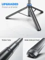Selfie Stick Tripod for iPhone 15 14 13 12 Pro Max Plus Samsung GoPro Lightweight With Wireless Bluetooth Remote Tripod Stand. 