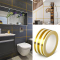 1 Roll New 5M Self-Adhesive Tile Stickers Tape Floor Waterproof Wall Gap Sealing Strip Tile Beauty Seam Sticker Home Decoration.