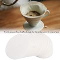 500PCS Round Coffee Filter Paper for Espresso Coffee Maker V60 Dripper Coffee Filters Tools Moka Pot Paper Filter, 60mm. 