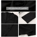 Low Cut Fashion Pajamas Set For Women Loose Casual Long Sleeve Trouser Suits Solid Satin Silk Female Home Fitted Tops 2-Pce. 