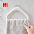 Magic Suction Towel Ring – Durable Flexible Plastic Towel Hanger for Kitchen & Bathroom. 