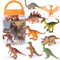 GC 10pcs Jurassic Dinosaur Figures Toys Realistic Dinosaur Figurines Animals Model Toys For Kids Gifts Home Decor.