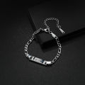Personalized Engrave Eye Picture Customized Bracelet Stainless Steel For Women Men DIY Memorial Jewelry Gifts.
