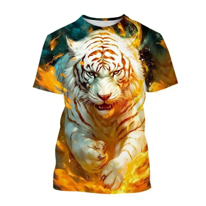 Fashion%20Cool%20Animal%20Tiger%20Graphic%20T-shirts%20For%20Men%20Summer%20Personality%20Trend%20Casual%20Street%20Style%20Printed%20O-neck%20Short%20Sleeve%20Tops%20-%20Image%203