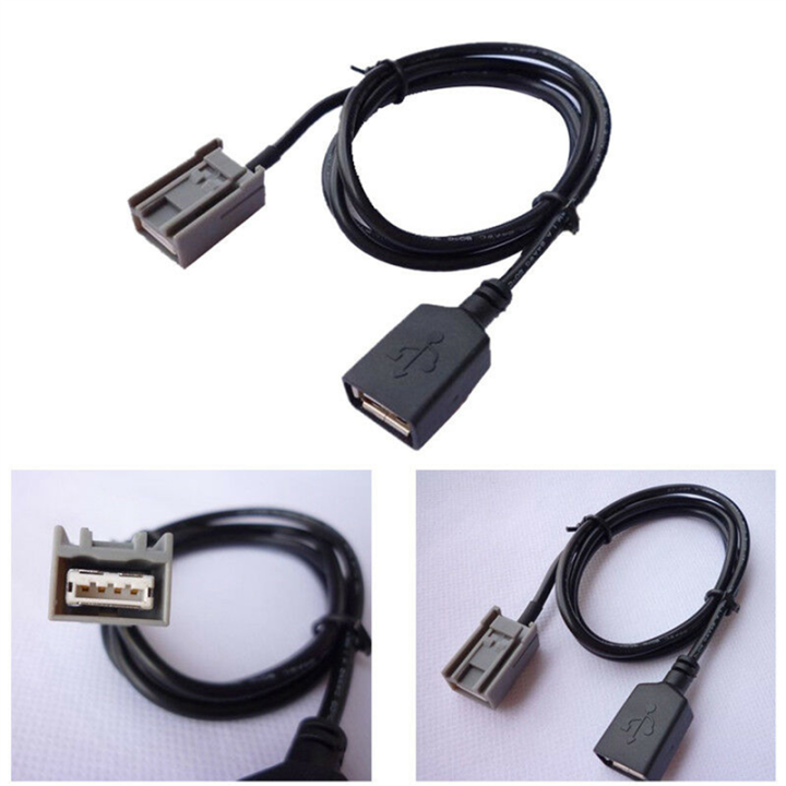 2X%20Car%20Aux%20USB%20Cable%20Adapter%20Female%20Port%20Extension%20Wire%20for%20Honda%20Civic%20Jazz%20CR-V%20Accord%20Stereo%20MP3%20Interface%20-%20Image%202