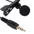 3.5mm Jack Microphone Tie Clip-on Lapel Mikrofon Microfono Mic for Mobile Phone. 