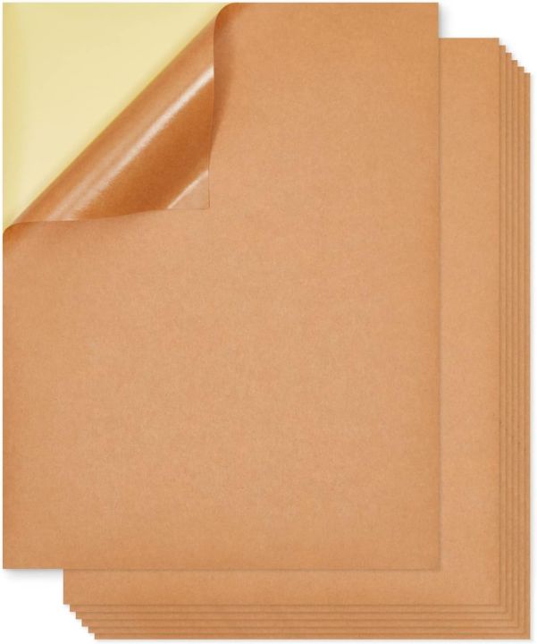 Brown%20Kraft%20Sticker%20Paper%20A4%20%7C%20Printable%20Self-Adhesive%20Labels%20for%20Crafts,%20Scrapbooking%20&%20Business%20Use%20-%20Image%202