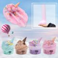 【happy one】60ml Cotton Candy Cloud Ice Creamcone Slime Scented-Clay Fluffy Floam Slime Scented Stress Relief Dropship. 