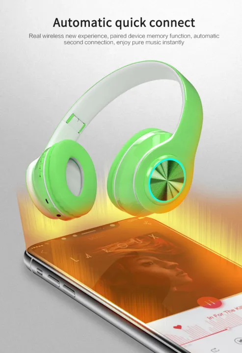 Macaron%20inPods%20Boom%20Headphone%20Portable%20Wireless%20Bluetooth%205.0%20Cute%20Girl%20Foldable%20Headset%20HIFI%20Stereo%20Earphone%20With%20MIC%20TF%20Card%E3%80%90In%20stock%E3%80%91%20-%20Image%204