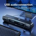Baseus DS10 Desk Mini Soundbar Speaker Bluetooth 5.3 Triple-Mode Audio 3D Soundscape Surround SubwooferSound Box for Laptop PC. 