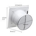 4 Inch 20W 220V High Speed Exhaust Fan Toilet Kitchen Bathroom Hanging Wall Window Glass Small Ventilator Extractor Exhaust Fans.