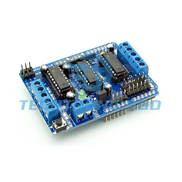 L293D Motor Driver Shield for Arduino – With/Without Soldered Headers ...