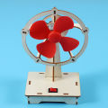 【Yurui】Science Fan Kit No Burr Ability Eco-friendly DIY Fan Toy Kids. 