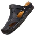 Summer Men's Sandals Men Leather Sandals Classic Roman Shoes Slipper Soft Outdoor Sneakers Beach Rubber Men Trekking Sandals.