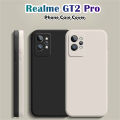 Original For Realme GT2 Pro Silicone Full Cover Case Stain resistant Phone Case Cover.