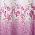 Modern Home Living Room Window Tulip Pattern Curtain Purple. 