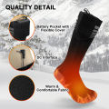 Unisex Heated Socks With USB Thermal Insulated Socks Winter Electric Heating Socks Outdoor Spots Heated Boot Camping Skiing Sock.