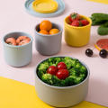 Silicone Lunch Box Leak Proof Snack Container Lunch Box Reusable Airtight Food Containers Lunch Box With Cover. 