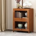 KWOKING Closed Back Bookcase Standard Modern Bookshelf with Cabinets Bookshelf Rack Floor-to-Ceiling Office Bedroom Living Room Multi-Layer Storage Bookcase Natural Mpale. 