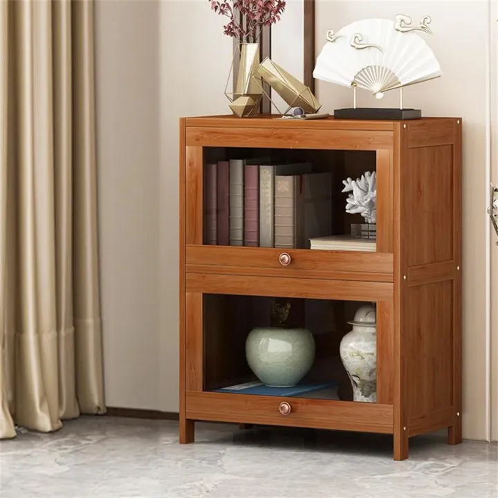 KWOKING%20Closed%20Back%20Bookcase%20Standard%20Modern%20Bookshelf%20with%20Cabinets%20Bookshelf%20Rack%20Floor-to-Ceiling%20Office%20Bedroom%20Living%20Room%20Multi-Layer%20Storage%20Bookcase%20Natural%20Mpale%20-%20Image%205