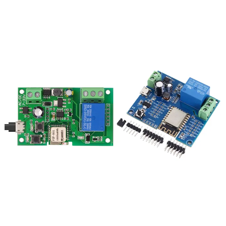 Smart Wifi Switch Relay Module & WIFI Relay Controller Module, DC 5V 8V ...