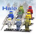 Single Sale Game Halo Figures Building Blocks Master Chief John117 Assemble Bricks For Children Boys Collection Gift Toys KF6043. 