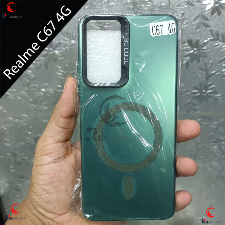 For Realme C67 4G / Back Cover Soft Silicone Bump Hard Back Case Full Camera Bump Protective Mobile Phone Back Cover