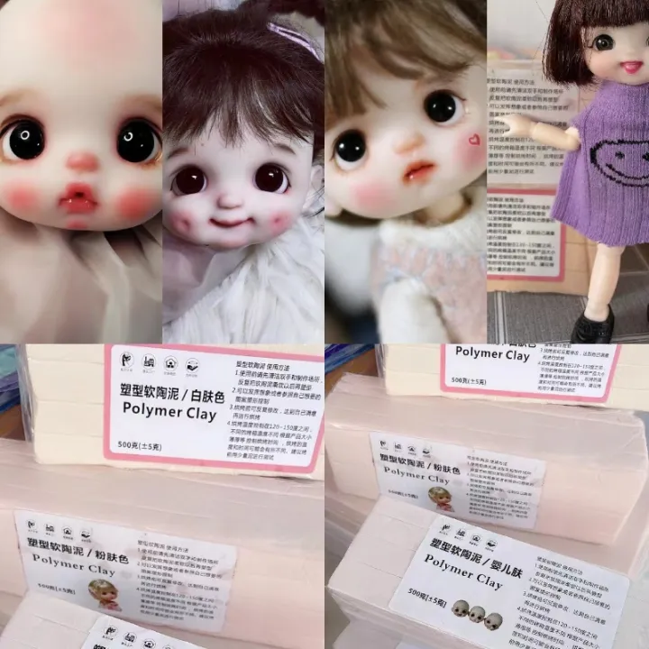450g%20White%20Skin%20Soft%20Clay%20DIY%20Handmade%20Doll%20Model%20Toy%20Making%20Material%20Non-toxic%20Polymer%20Doughs%20-%20Image%202