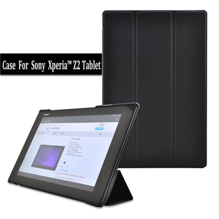 Leather%20Case%20For%20Sony%20Xperia%20%20Z2%20Cover%20Stand%20Magnetic%20Smart%20Cover%20for%20Sony%20Xperia%20Z2%20%20Funda%20-%20Image%202