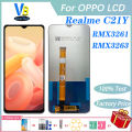 100% Tested For Realme C21Y LCD RMX3261 RMX3263 Display Touch Screen Digitizer Assembly Replacement.