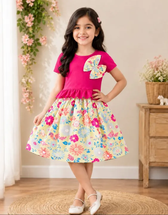 1%20piece%201-12%20years%20Baby%20Girl%20Dress%20collections%20dress%20full%20sleeves%20dress%20Summer%20Kids%20Casual%20Party%20Dresses%20-%20Image%202