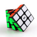 QiYi 3x3 Black Speed cube Magic Puzzle Toy for Kids & Adults Magic Speedy Stress Buster Brainstorming Puzzles Cube (Multicolor). 