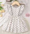 Cotton baby girl fashionable dress Eid collection for 1- 5 yeas babys.