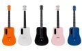 LAVA ME 2 Carbon Fiber Guitar with Effects 36" Acoustic Electric Travel Guitar w/Case (Freeboost-White) w/AirSonic FlyNeck, Plek Pro + Deluxe Bundle w/Stand, Strap, Headphones, Capo, Tuner.
