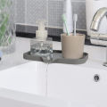 Silicone Kitchen Soap Tray, Sink Tray Drain Sponge Rack, Sink Storage.